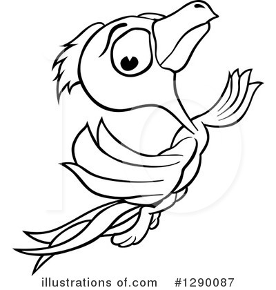 Royalty-Free (RF) Parrot Clipart Illustration by dero - Stock Sample #1290087