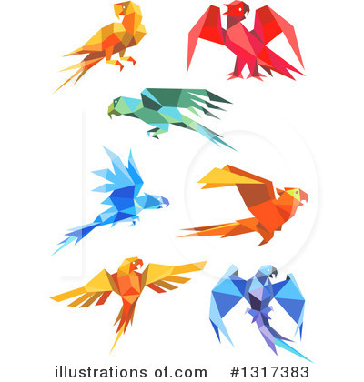 Royalty-Free (RF) Parrot Clipart Illustration by Vector Tradition SM - Stock Sample #1317383