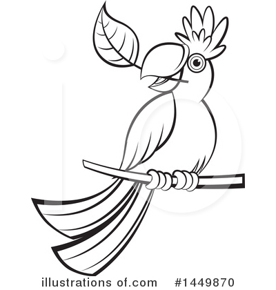 Royalty-Free (RF) Parrot Clipart Illustration by Lal Perera - Stock Sample #1449870