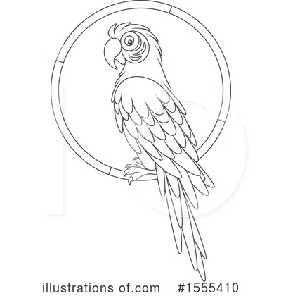 Royalty-Free (RF) Parrot Clipart Illustration by Alex Bannykh - Stock Sample #1555410