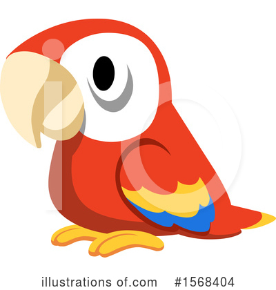 Royalty-Free (RF) Parrot Clipart Illustration by yayayoyo - Stock Sample #1568404