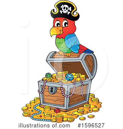 Treasure Chest Clipart #1596527 by visekart