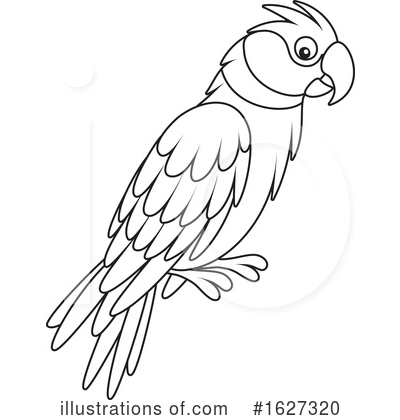 Royalty-Free (RF) Parrot Clipart Illustration by Alex Bannykh - Stock Sample #1627320