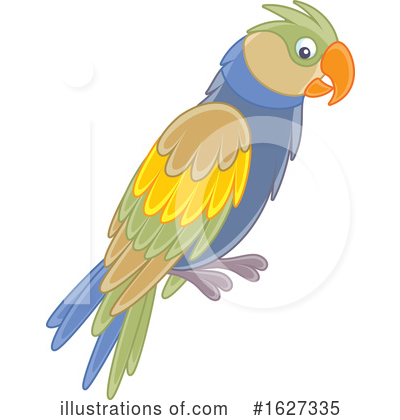 Royalty-Free (RF) Parrot Clipart Illustration by Alex Bannykh - Stock Sample #1627335