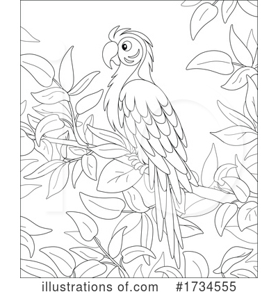 Royalty-Free (RF) Parrot Clipart Illustration by Alex Bannykh - Stock Sample #1734555
