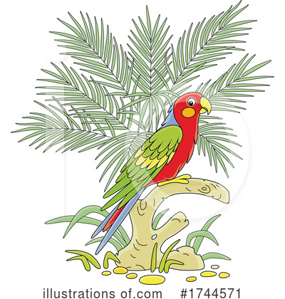 Royalty-Free (RF) Parrot Clipart Illustration by Alex Bannykh - Stock Sample #1744571