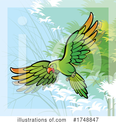 Royalty-Free (RF) Parrot Clipart Illustration by Lal Perera - Stock Sample #1748847