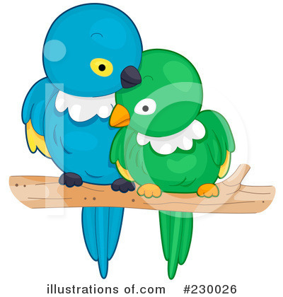 Royalty-Free (RF) Parrot Clipart Illustration by BNP Design Studio - Stock Sample #230026