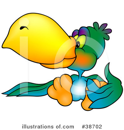 Royalty-Free (RF) Parrot Clipart Illustration by dero - Stock Sample #38702