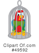Parrot Mascot Clipart #49592 by Toons4Biz