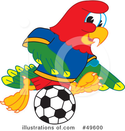 Royalty-Free (RF) Parrot Mascot Clipart Illustration by Mascot Junction - Stock Sample #49600