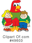 Parrot Mascot Clipart #49603 by Toons4Biz