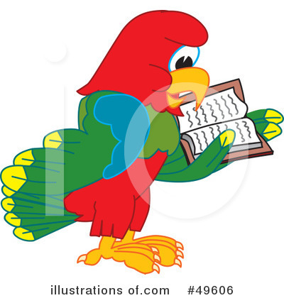 Parrot Mascot Clipart #49606 by Toons4Biz
