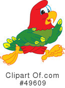 Parrot Mascot Clipart #49609 by Toons4Biz