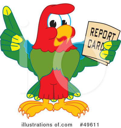 Parrot Mascot Clipart #49611 by Toons4Biz