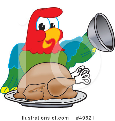 Parrot Mascot Clipart #49621 by Toons4Biz