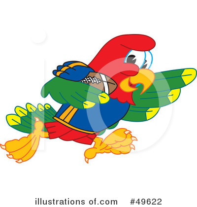 Parrot Mascot Clipart #49622 by Toons4Biz