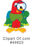 Parrot Mascot Clipart #49623 by Toons4Biz