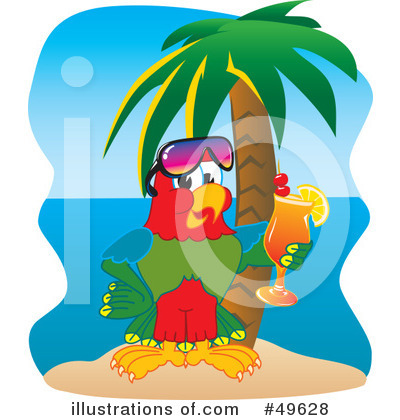 Parrot Mascot Clipart #49628 by Toons4Biz