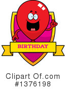 Party Balloon Character Clipart #1376198 by Cory Thoman