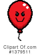 Party Balloon Clipart #1379511 by Cory Thoman
