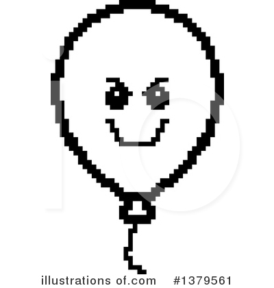 Royalty-Free (RF) Party Balloon Clipart Illustration by Cory Thoman - Stock Sample #1379561