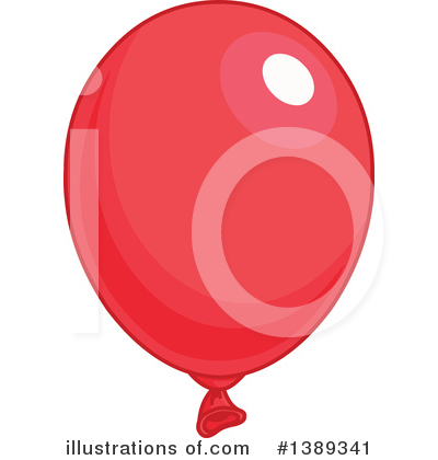 Party Balloons Clipart #1389341 by Pushkin