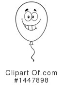 Party Balloon Clipart #1447898 by Hit Toon