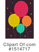 Party Balloons Clipart #1514717 by BNP Design Studio