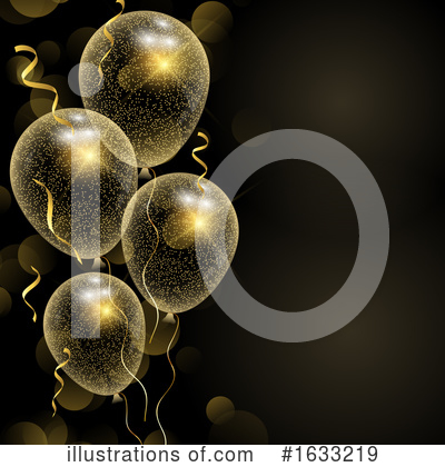 Royalty-Free (RF) Party Balloons Clipart Illustration by KJ Pargeter - Stock Sample #1633219
