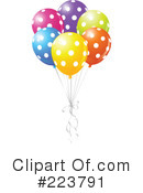 Party Balloons Clipart #223791 by Pushkin