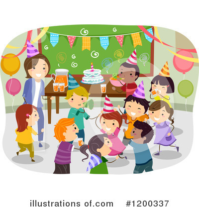 Royalty-Free (RF) Party Clipart Illustration by BNP Design Studio - Stock Sample #1200337
