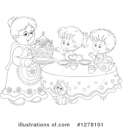 Royalty-Free (RF) Party Clipart Illustration by Alex Bannykh - Stock Sample #1278101
