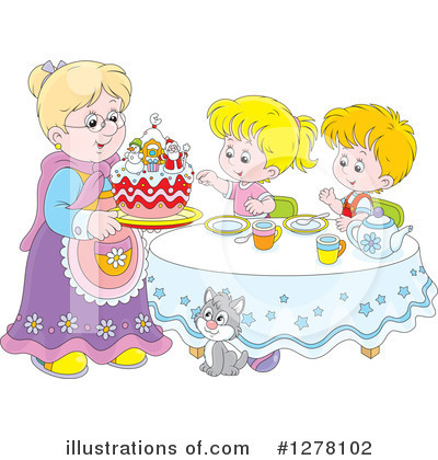 Royalty-Free (RF) Party Clipart Illustration by Alex Bannykh - Stock Sample #1278102