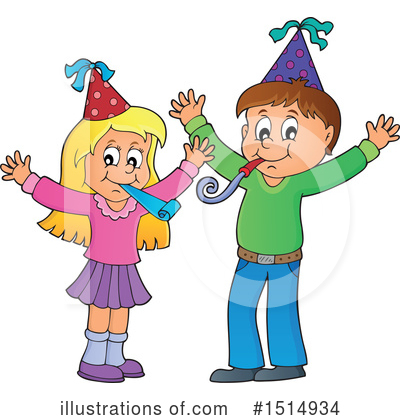 Royalty-Free (RF) Party Clipart Illustration by visekart - Stock Sample #1514934