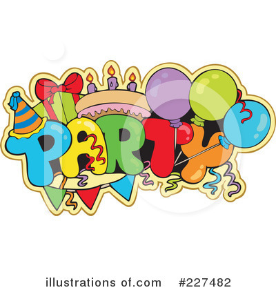 Royalty-Free (RF) Party Clipart Illustration by visekart - Stock Sample #227482