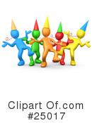 Party Clipart #25017 by 3poD