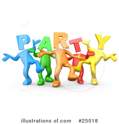 Party Clipart #25018 by 3poD