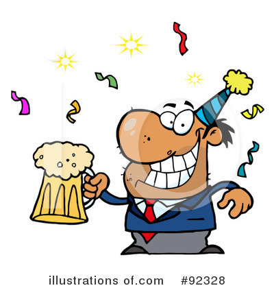 Royalty-Free (RF) Party Clipart Illustration by Hit Toon - Stock Sample #92328