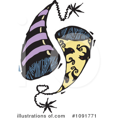 Royalty-Free (RF) Party Hats Clipart Illustration by Steve Klinkel - Stock Sample #1091771