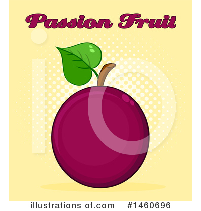 Royalty-Free (RF) Passion Fruit Clipart Illustration by Hit Toon - Stock Sample #1460696