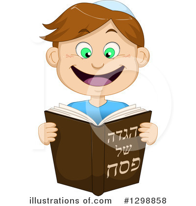 Reading Clipart #1298858 by Liron Peer