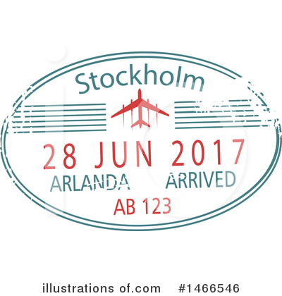Passport Stamp Clipart #1466546 by Vector Tradition SM