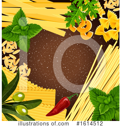 Royalty-Free (RF) Pasta Clipart Illustration by Vector Tradition SM - Stock Sample #1614512