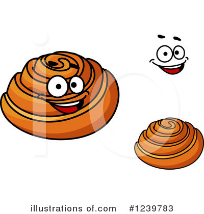 Royalty-Free (RF) Pastry Clipart Illustration by Vector Tradition SM - Stock Sample #1239783