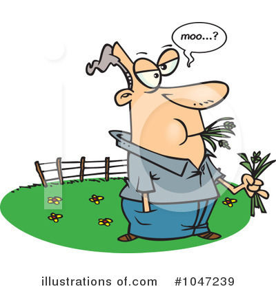 Royalty-Free (RF) Pasture Clipart Illustration by toonaday - Stock Sample #1047239