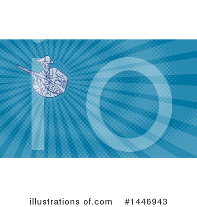 Royalty-Free (RF) Patriot Clipart Illustration by patrimonio - Stock Sample #1446943