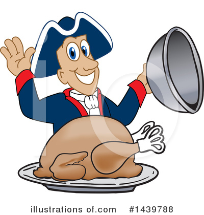 Royalty-Free (RF) Patriot Mascot Clipart Illustration by Mascot Junction - Stock Sample #1439788