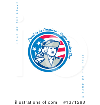 Patriots Day Clipart #1371288 by patrimonio