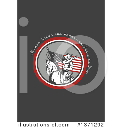Royalty-Free (RF) Patriots Day Clipart Illustration by patrimonio - Stock Sample #1371292
